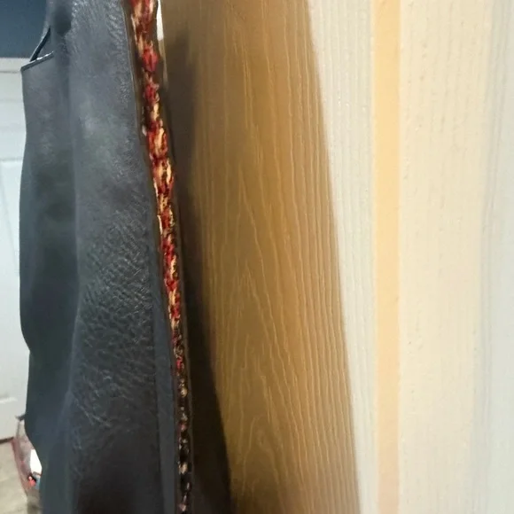 Red Camel Black Tote Bag w attached wallet inside tribal print LNWOT! Grandma - Picture 2 of 7